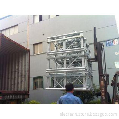 1000 kg 2 Double Cage Industrial Elevators with Lifting He